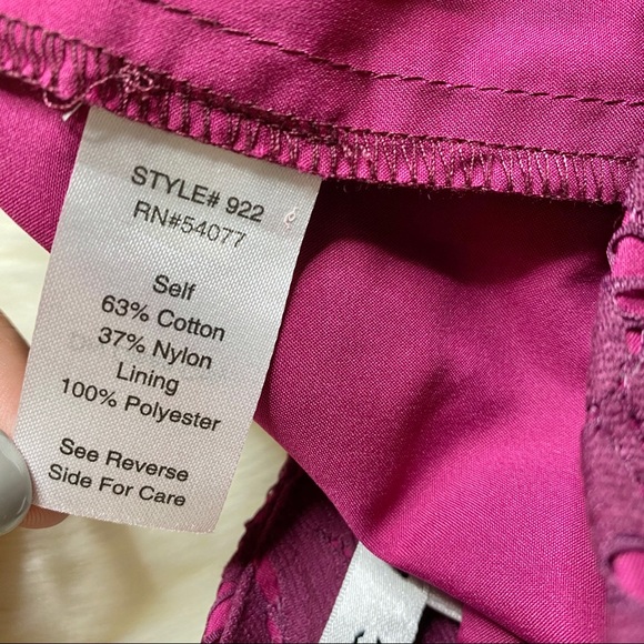 ๐ CAbi Plumberry Frolic Lace Pencil Skirt - Sz 10 - Picture 7 of 8